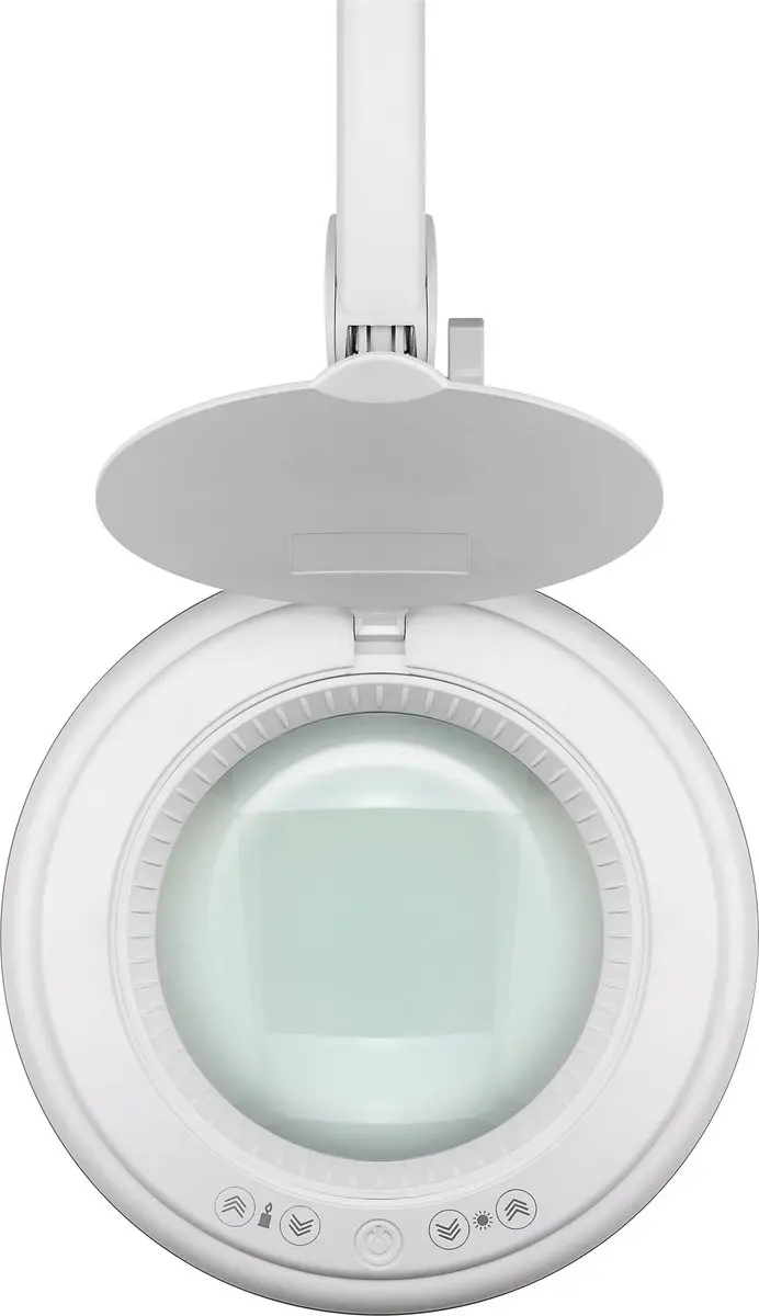 Goobay LED Loeplamp 800lm - 10W - Bureauklem Wit