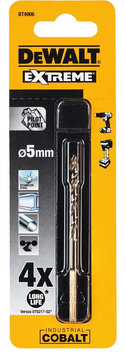 DeWalt DT4906-QZ Boor - 5.0mm HSS