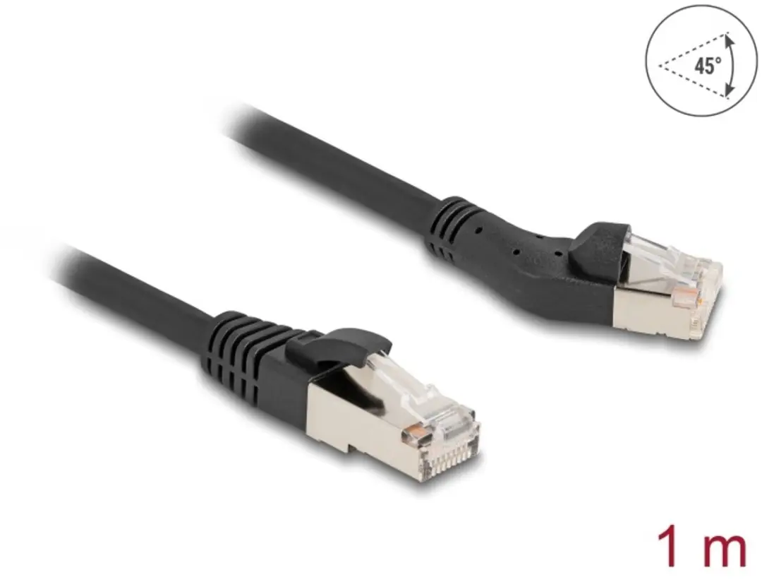 Delock RJ45 Cat.8.1 Kabel 40Gbps 1m