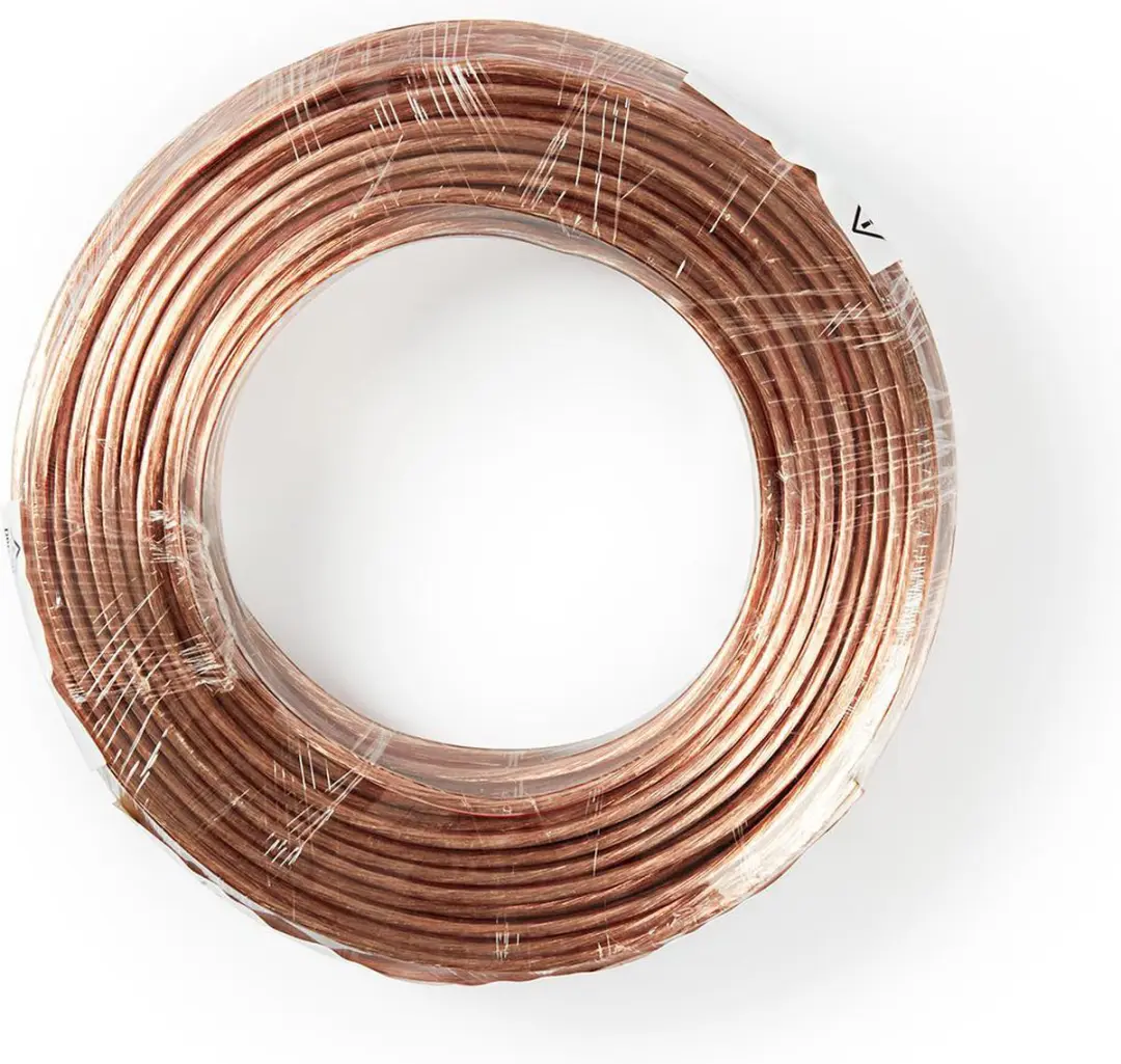 Nedis Speaker-Kabel CAGW1500TR250 - 2x1.50mm² CCA - 25m Transparant