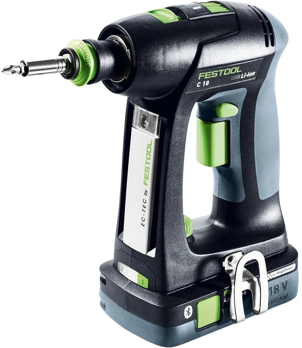 Festool C 18 HPC 4.0 I-Plus Accuschroefboormachine - 2x Accu - afbeelding 3 van 6