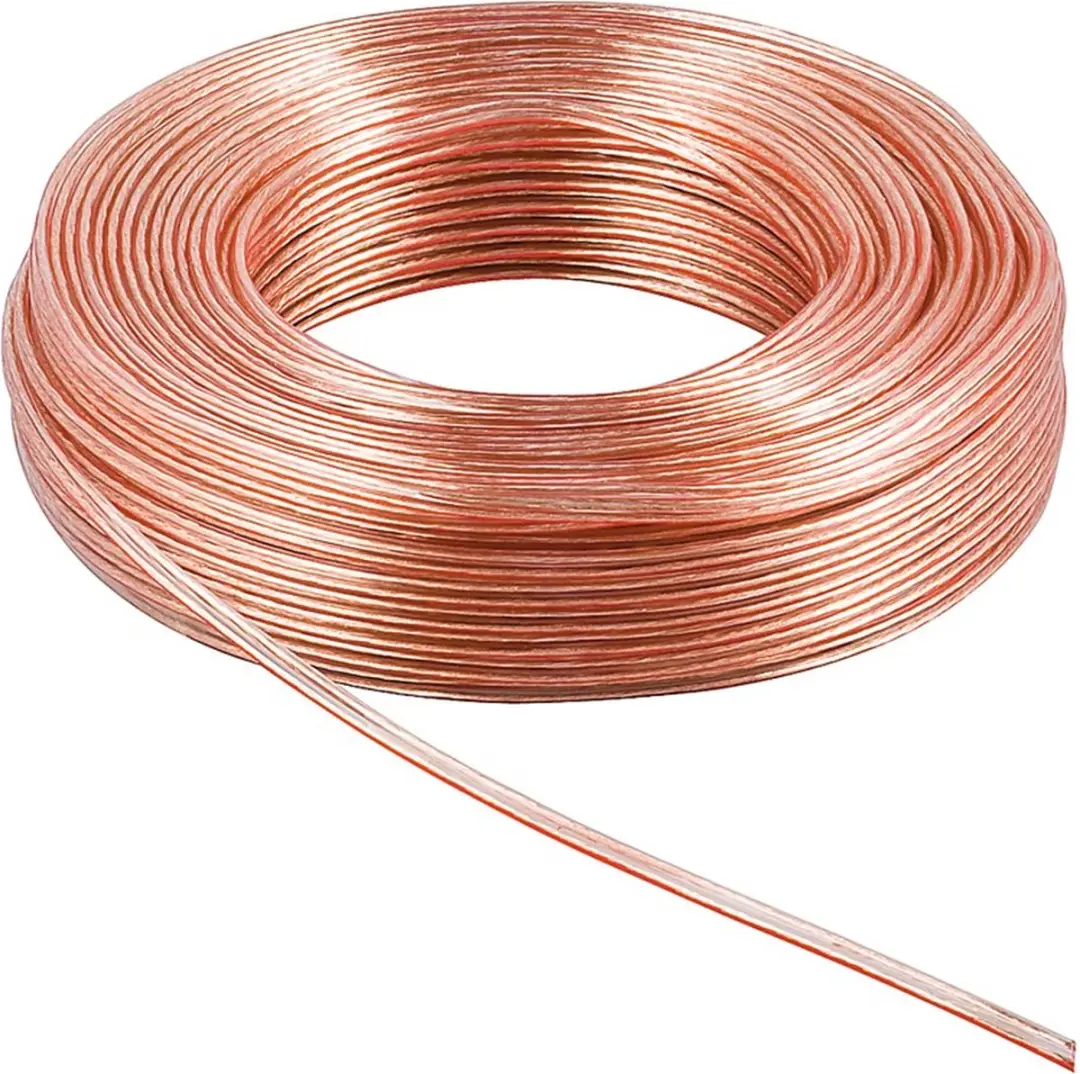 Goobay Luidsprekerkabel 2x1,50mm² - 100m Transparant