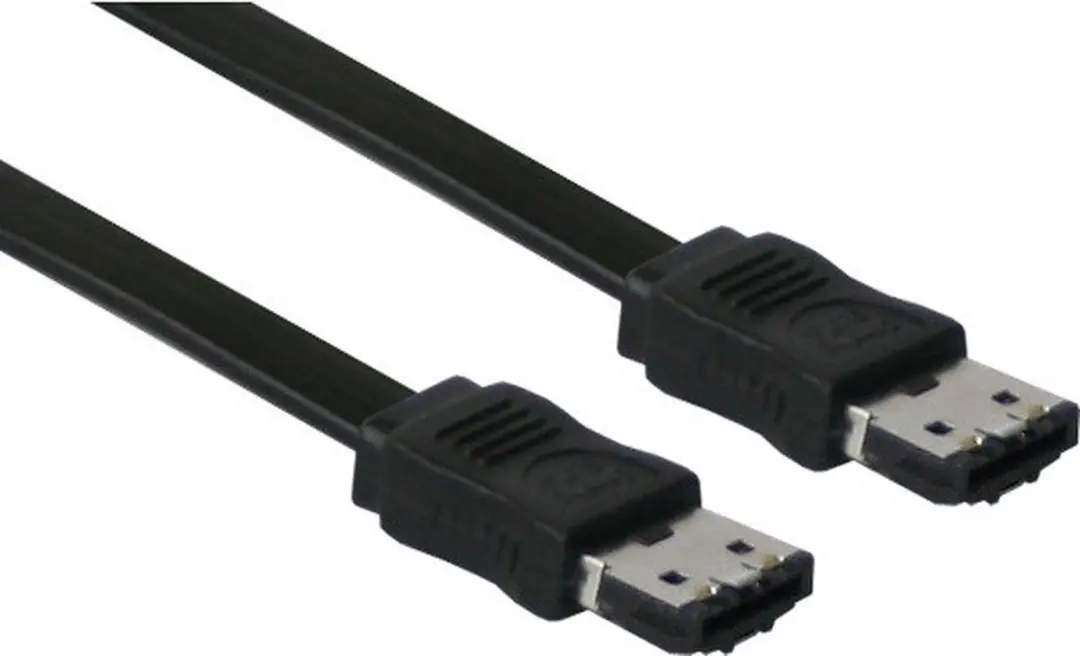 Delock eSATA Datakabel SATA300 3Gbit/s - 1m - Zwart
