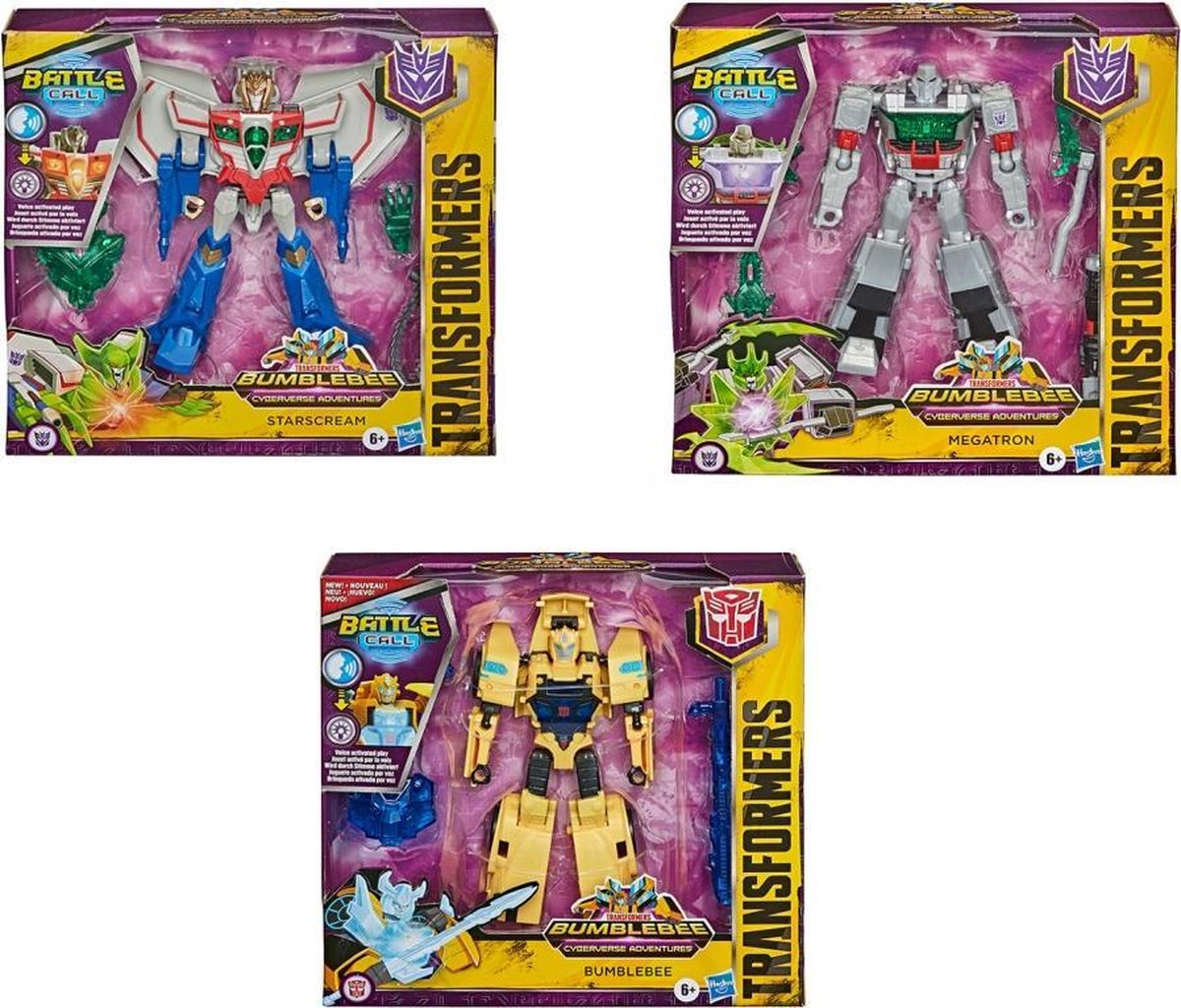 Transformers Cyberverse Battle Call Trooper Starscream - Speelfiguur