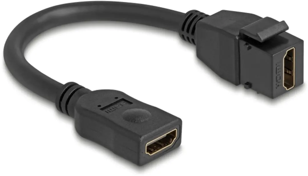 Delock HDMI Keystone Module 90685 - 8K 60Hz HDR - Zwart