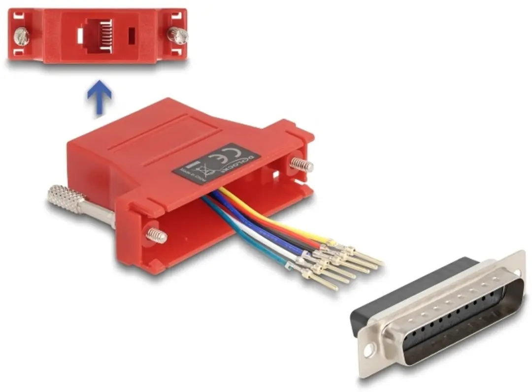 Delock D-Sub 25 naar RJ12 Adapterkit