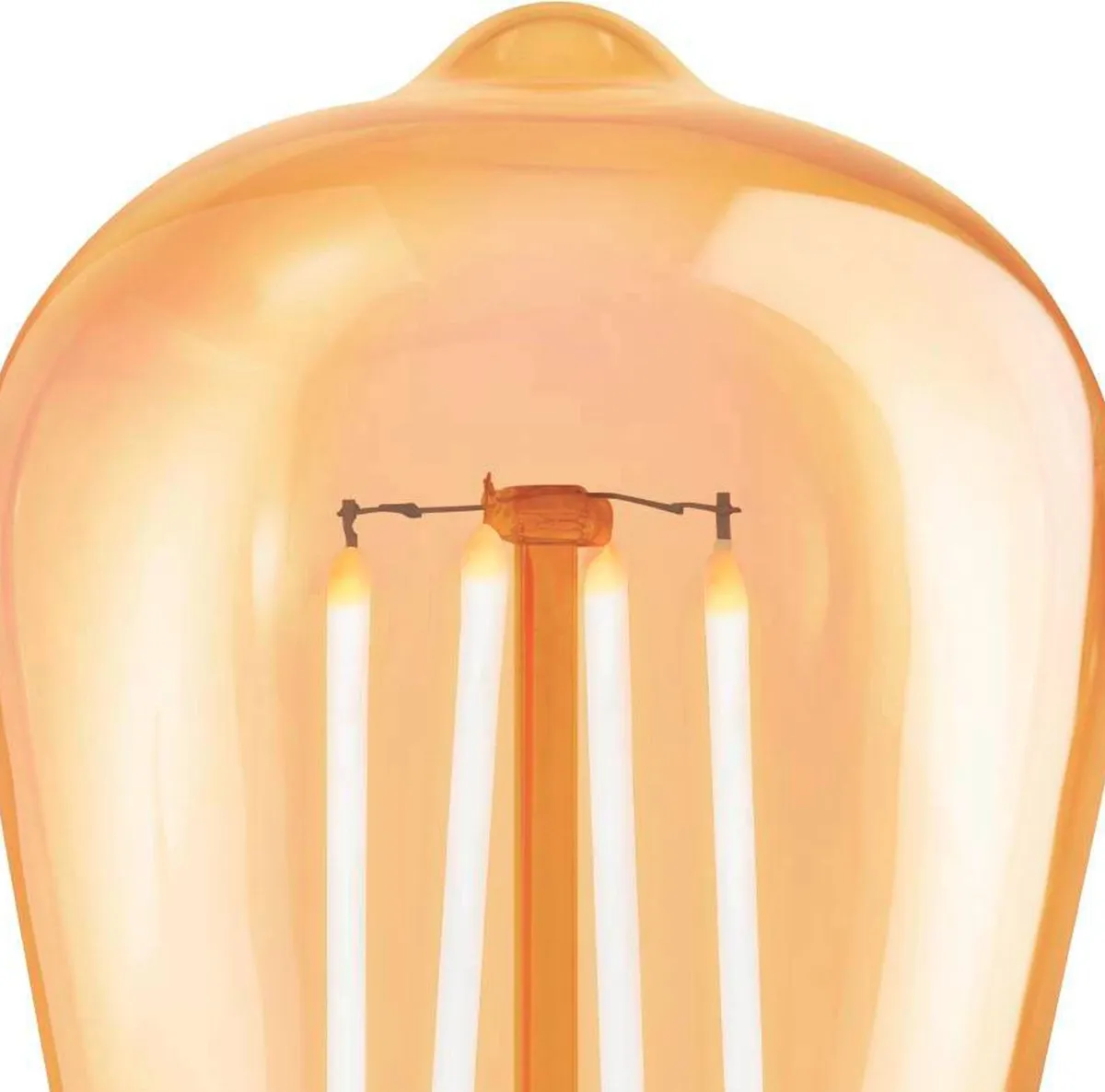 Eglo LED Lamp ST64 E27 4W - Amber - 1700K Dimbaar