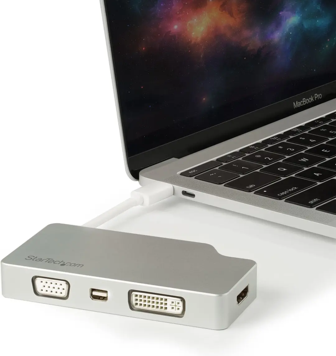 Startech 4-in-1 USB-C A/V Reisadapter 4K - Zwart
