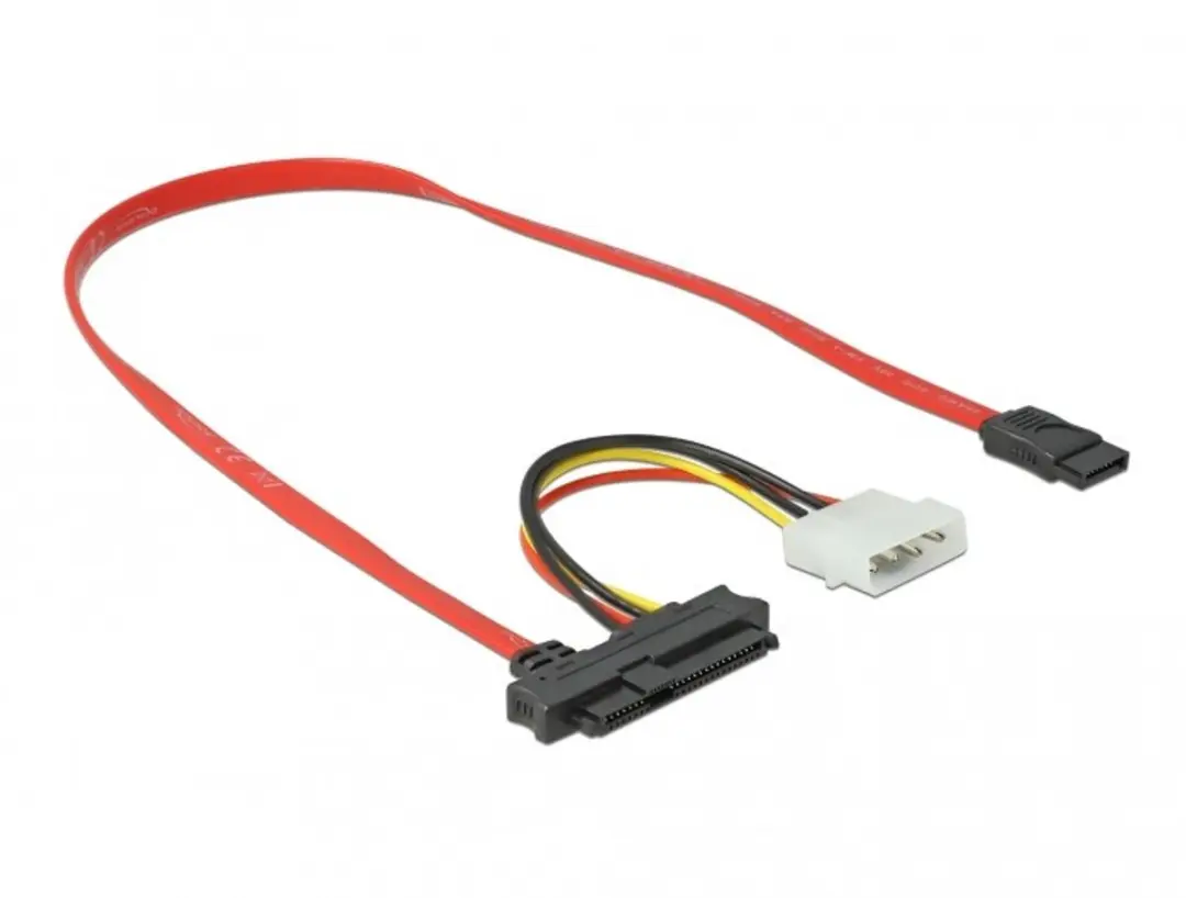Delock Cable SAS SFF-8482 naar SATA 7-pin 0.5m