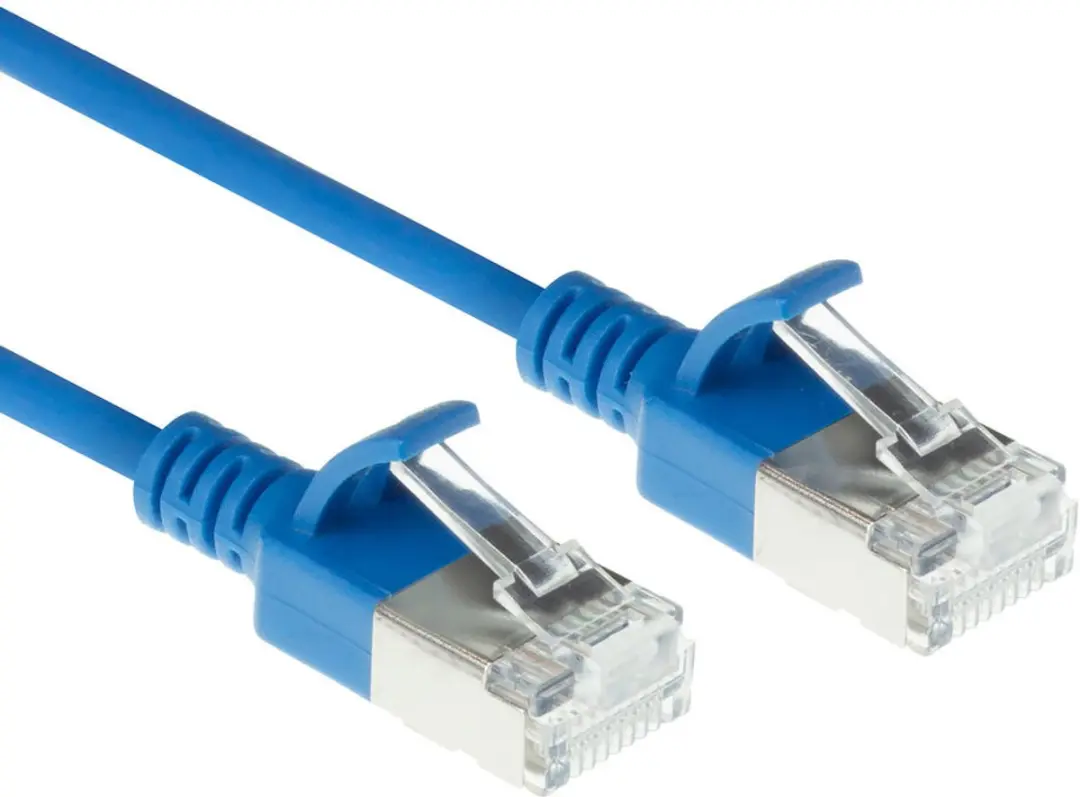 ACT Blauwe CAT6A Patchkabel 1m