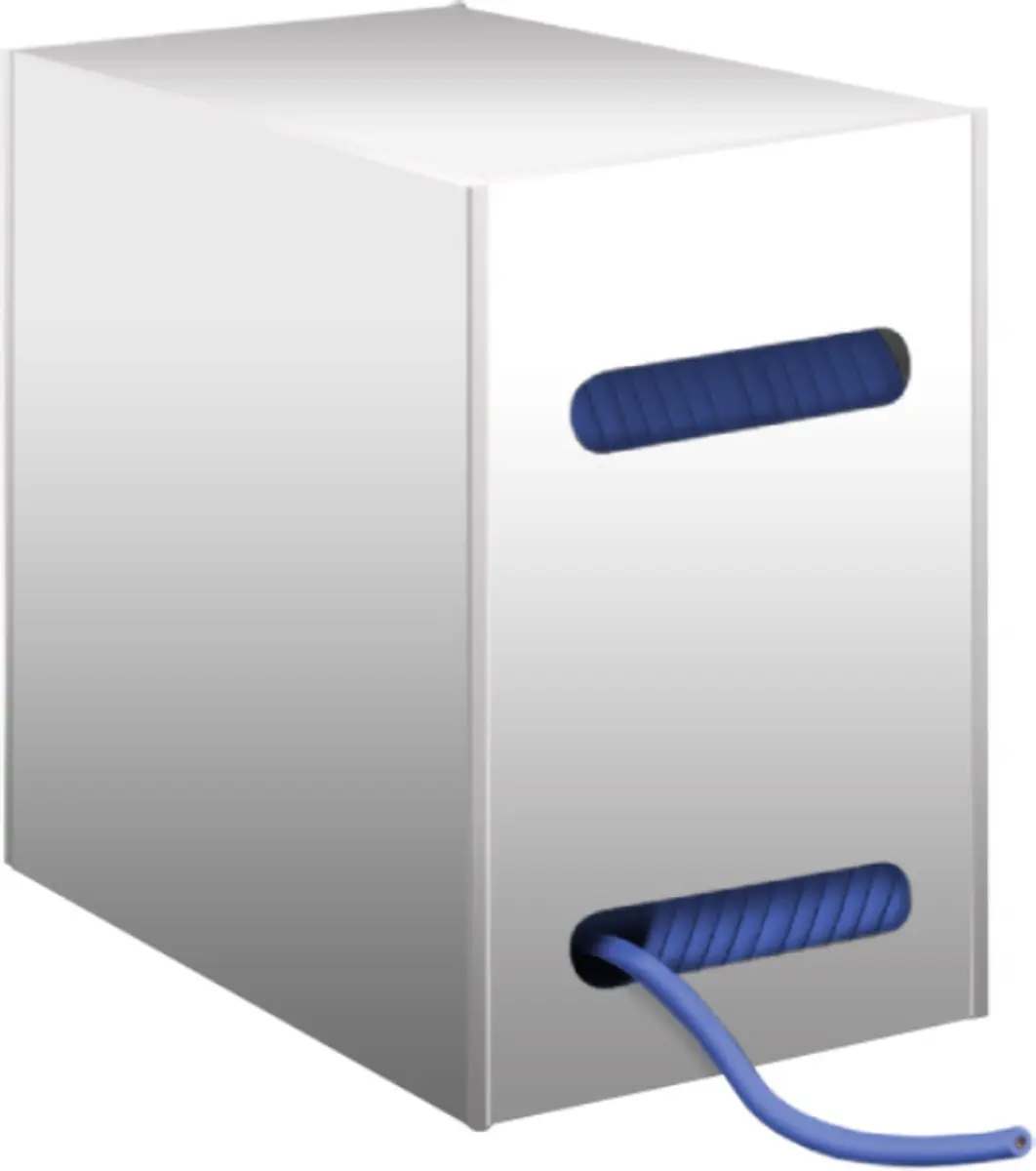Goobay CAT6A Netwerkkabel 305m - Blauw