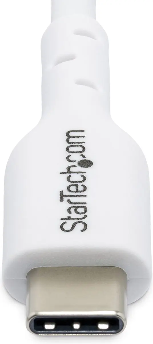 Startech USB2CC2MNCWHE USB-C Laadkabel 60W - Wit - afbeelding 6 van 6