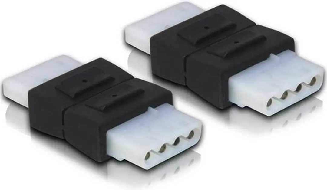 Delock Molex Koppelstuk - Wit