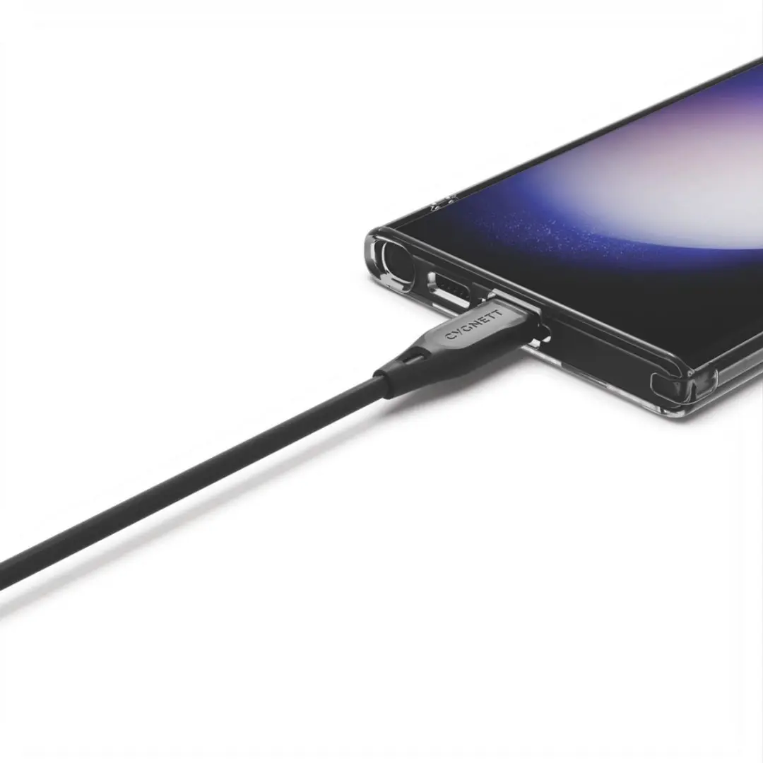 Cygnett USB-A naar USB-C Kabel 1m - Zwart