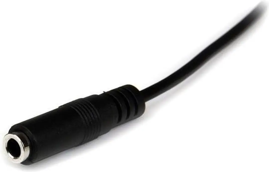 Startech 3,5mm Stereo Audio Verlengkabel 1m - M/F - Zwart