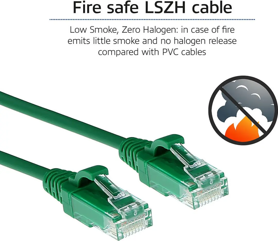 ACT DC9730 Groene CAT6 Patchkabel 0,15m - Snagless
