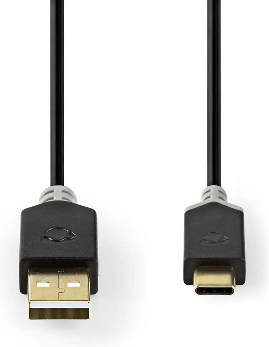 Nedis USB-C naar USB-A Kabel 60W 3m