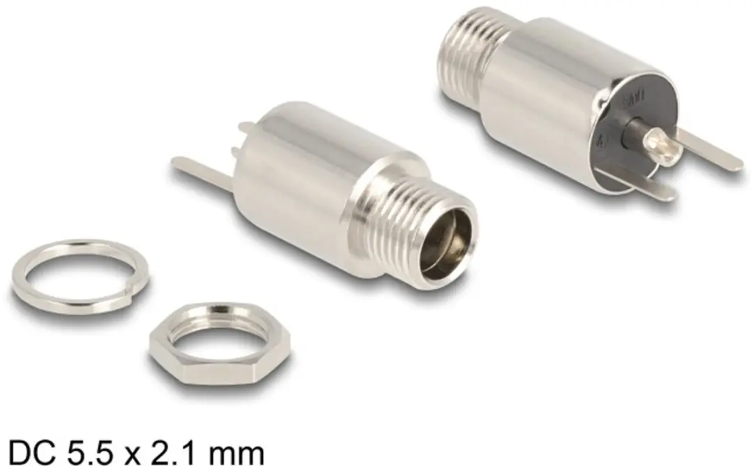 Delock DC 5.5x2.1mm Female Connector
