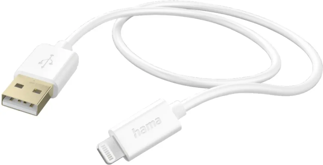 Hama USB-A naar Lightning Kabel 150cm - Wit