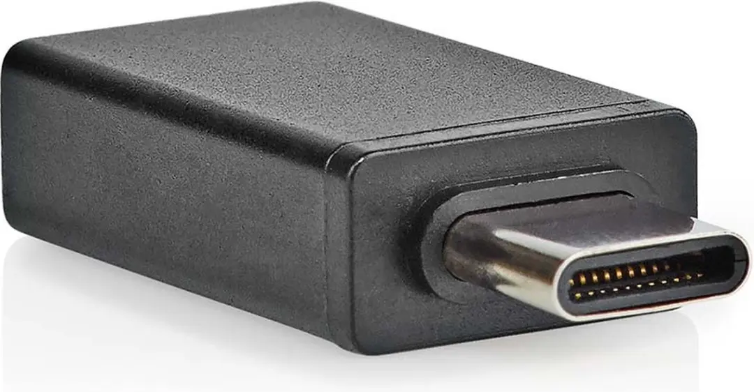 Nedis CCGB64915BK USB-C Adapter - USB-A Vrouwelijk - 5 Gbps - Zwart