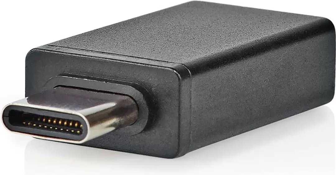 Nedis CCGB64915BK USB-C Adapter - USB-A Vrouwelijk - 5 Gbps - Zwart