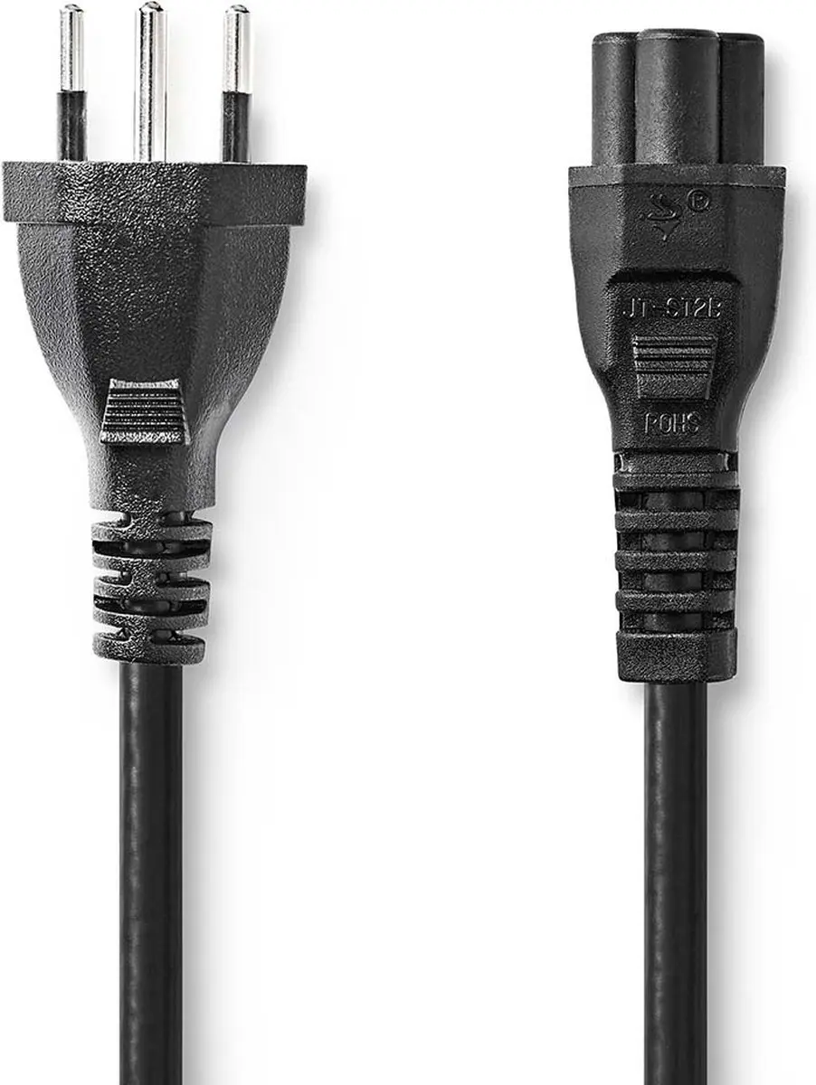 Nedis Stroomkabel CEGP11220BK20 - CH Type 12 - 2.00m - Zwart