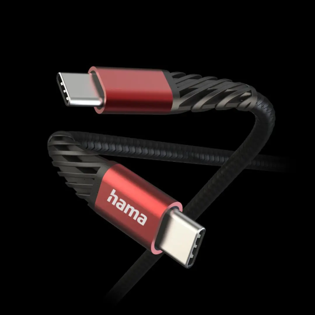 Hama Extreme USB-C Oplaadkabel 2.0 - Rood