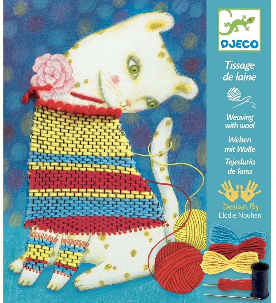 Djeco Woolly Jumper Borduren Set - 1 Stuk - afbeelding 6 van 6