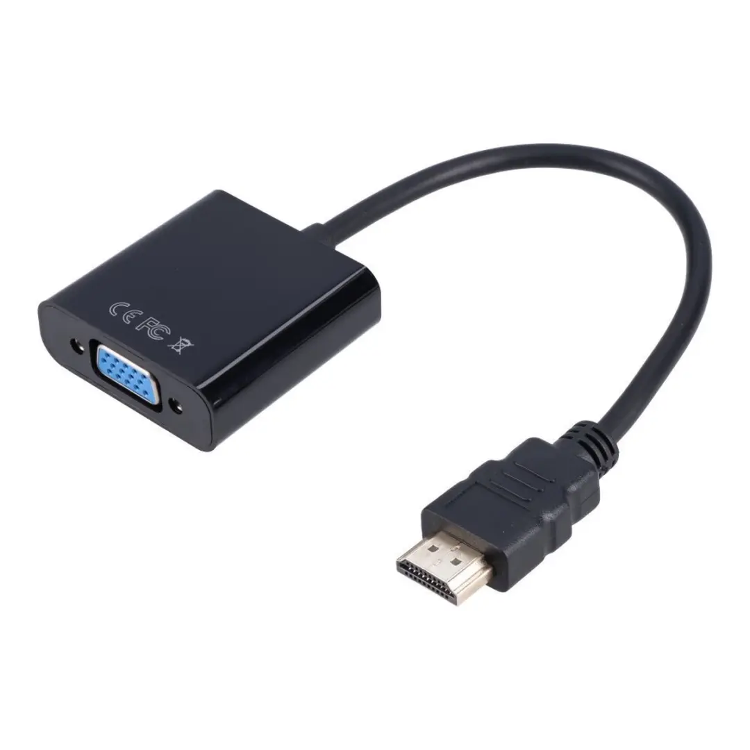 Sika HDMI naar VGA Adapter 20cm - Zwart
