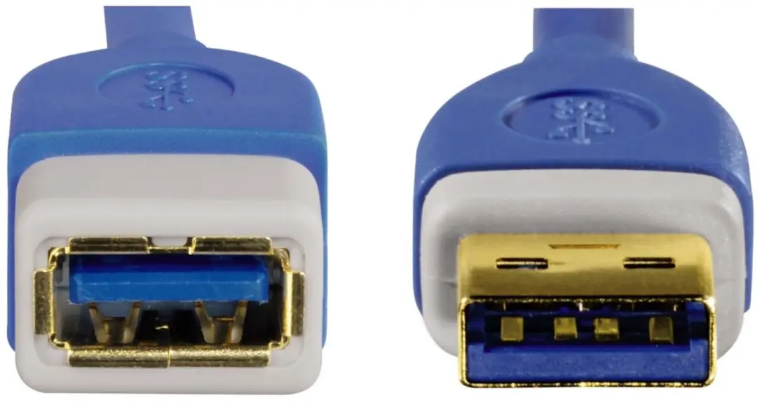 Hama USB 3.0 Kabel 1.80m - Blauw