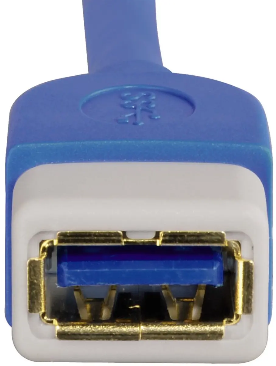 Hama USB 3.0 Kabel 1.80m - Blauw