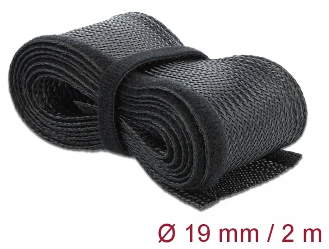 Delock Gevlochten Sleeving 2m x 19mm