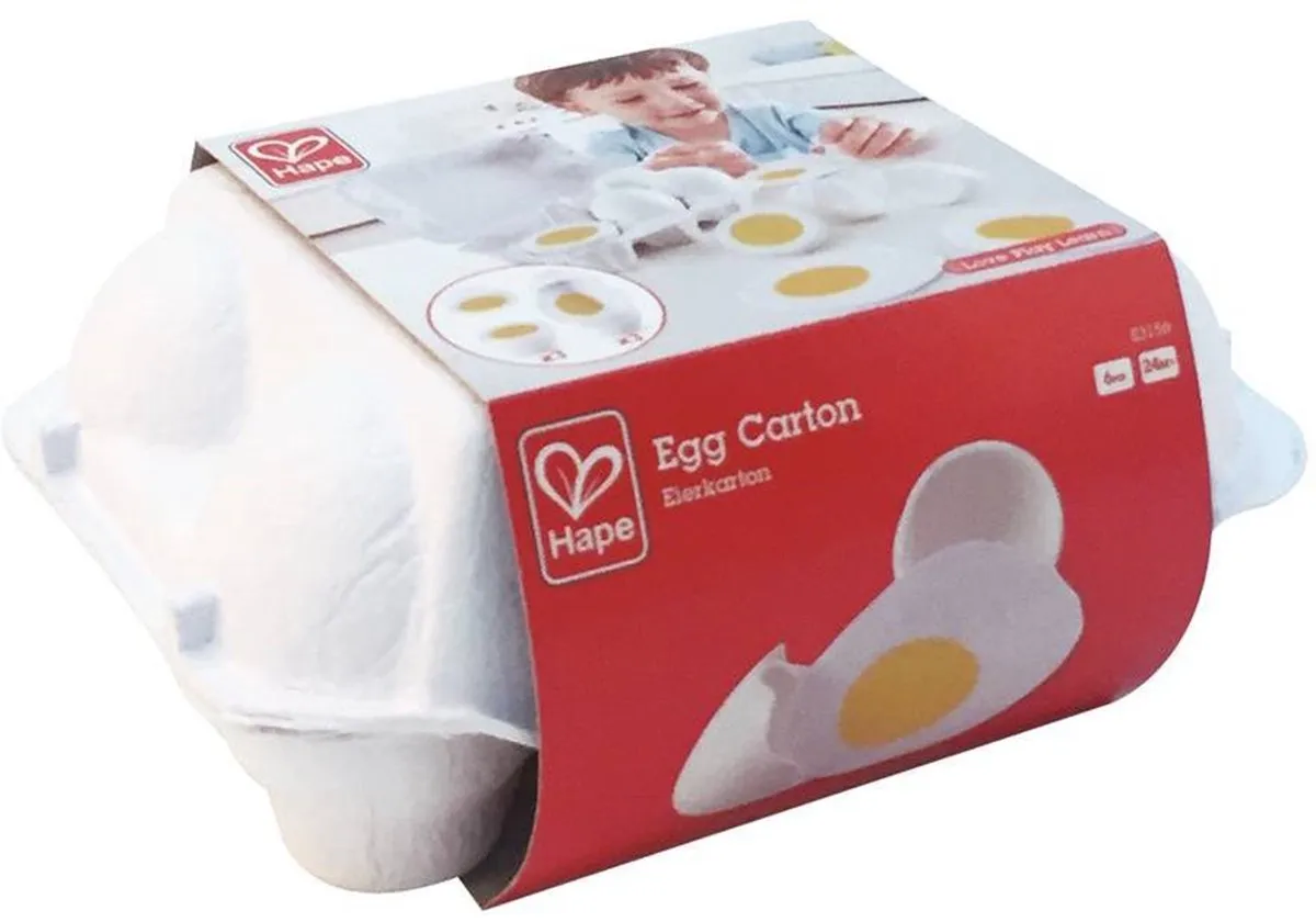 Hape Speelgoed Eierdoos - Veelkleurig