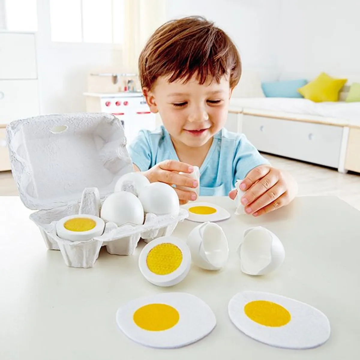 Hape Speelgoed Eierdoos - Veelkleurig