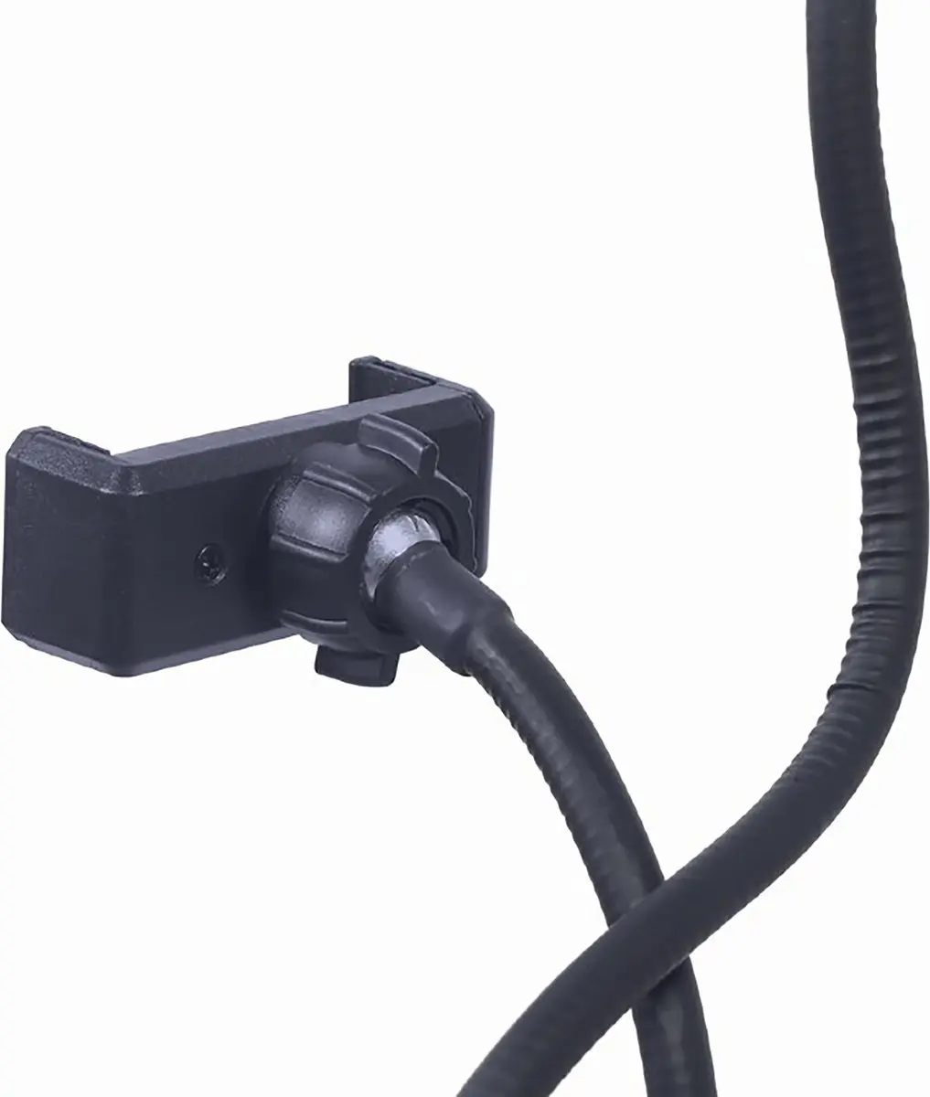 Gembird LED Selfiering met Telefoonhouder - Zwart