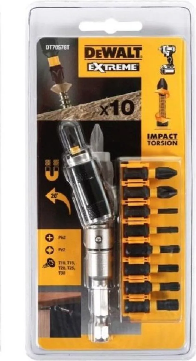 DeWalt DT70578T-QZ Bitset 10-delig