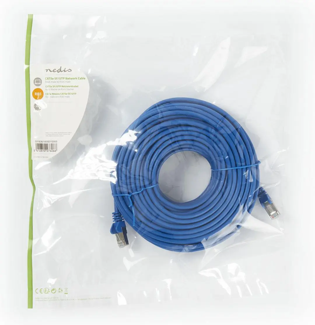 Nedis CAT5e Netwerkkabel 20m - Blauw
