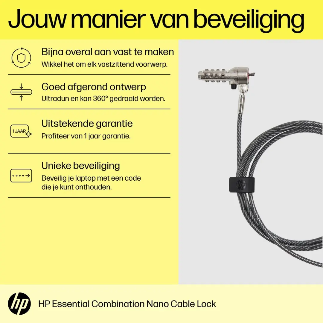 HP Laptopslot 18 mm Essential Nano Combo Cab Lk
