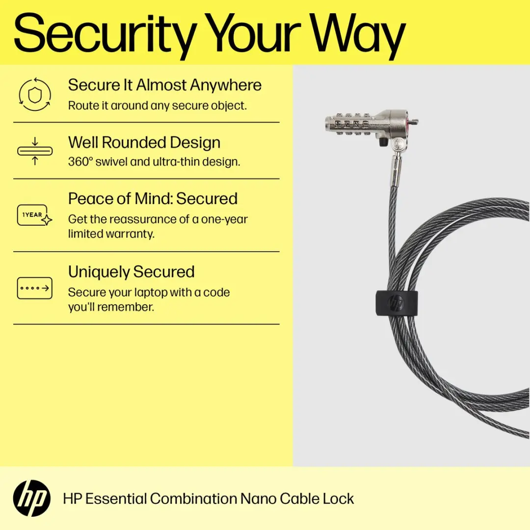 HP Laptopslot 18 mm Essential Nano Combo Cab Lk