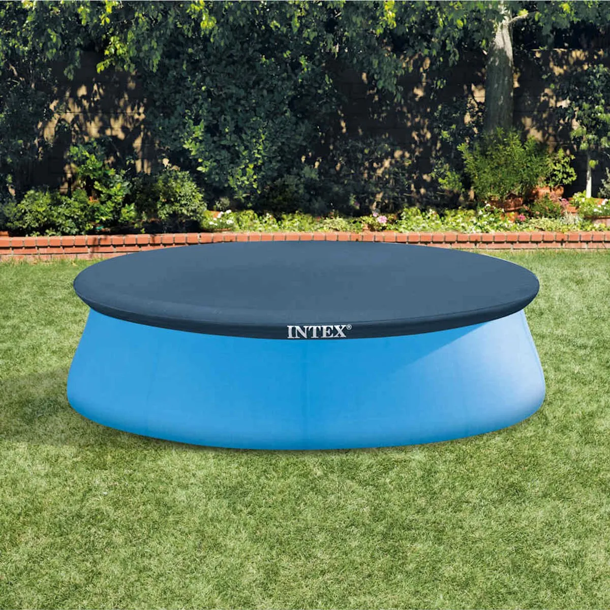 Intex Zwembad Afdekzeil Ø244cm Easy Set - Donkerblauw