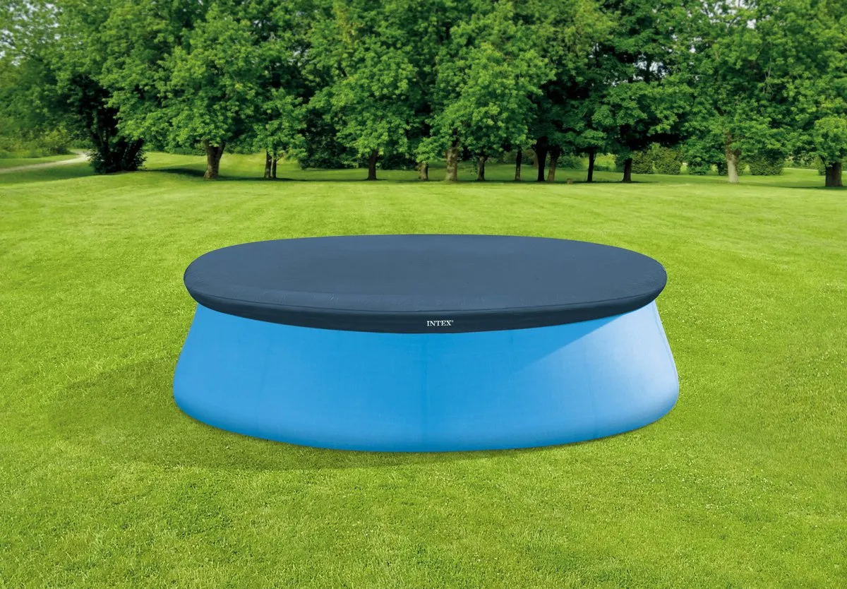 Intex Zwembad Afdekzeil Ø244cm Easy Set - Donkerblauw