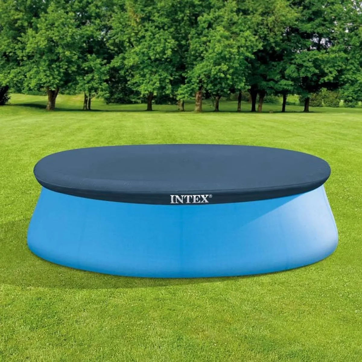 Intex Zwembad Afdekzeil Ø244cm Easy Set - Donkerblauw - afbeelding 6 van 6
