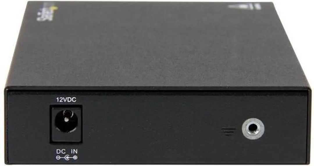 Startech ET91000SM20 Gigabit Ethernet Glasvezelmedia Converter - 20 km - Zwart