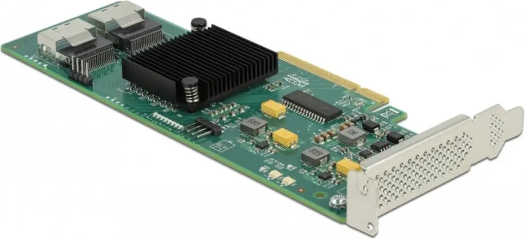 Delock 90061 SATA PCIe Kaart - 8 Poorten - Zwart