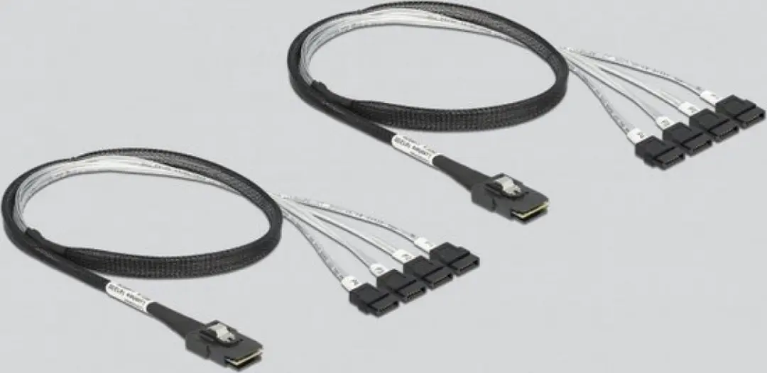 Delock 90061 SATA PCIe Kaart - 8 Poorten - Zwart