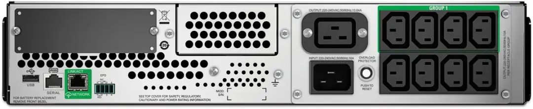 APC Smart-UPS SMT2200RMI2UC Noodstroomvoeding 2200VA