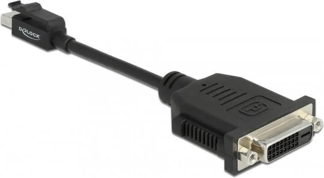Delock Mini DisplayPort 1.1 naar DVI Adapter - Zwart