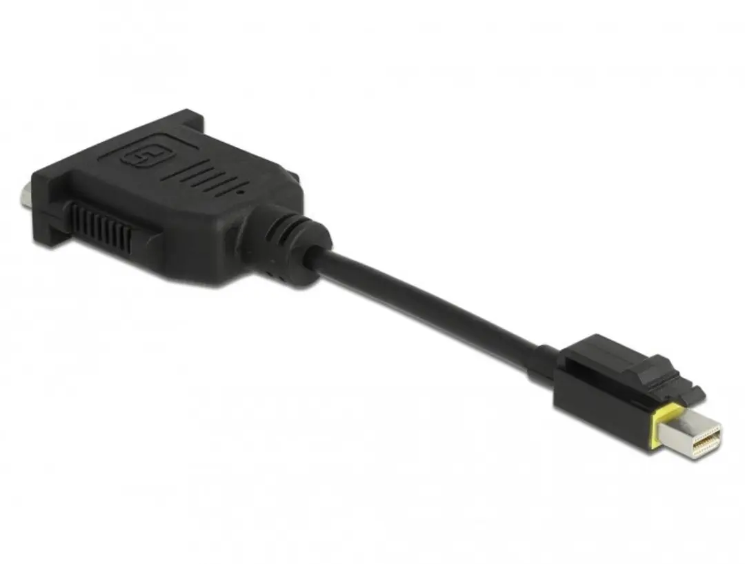Delock Mini DisplayPort 1.1 naar DVI Adapter - Zwart