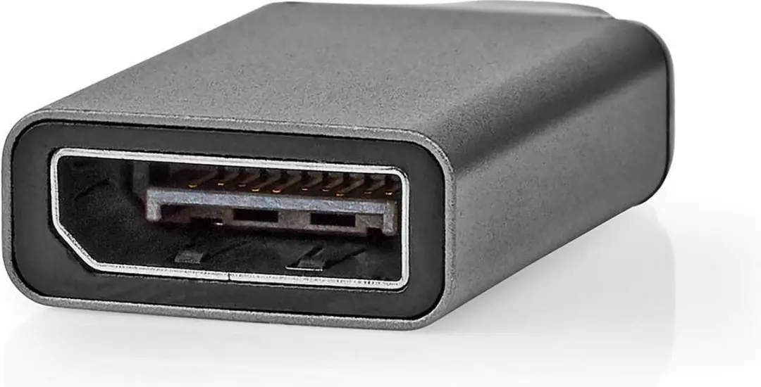 Nedis CCGP64350GY USB-C naar DisplayPort Adapter - 4K@60Hz - Grijs/Zwart