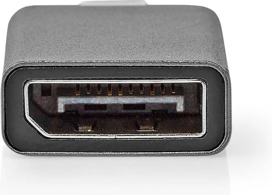Nedis CCGP64350GY USB-C naar DisplayPort Adapter - 4K@60Hz - Grijs/Zwart